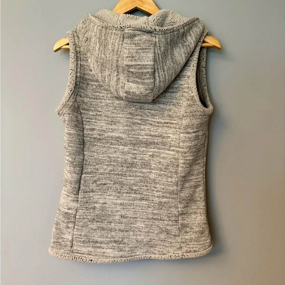 Kuhl Alaska Women’s Cozy Sleeveless Zip-Up Hooded Vest w/ Pockets - Heather Gray - Picture 8 of 12